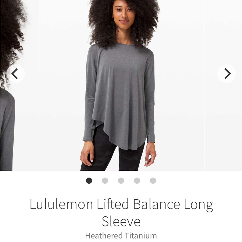 Lululemon Lifted Balance Long Sleeve Top